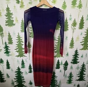 Long Sleeve Kai Mesh Dress